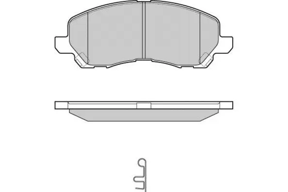 12-1080 E.T.F. Комплект тормозных колодок, дисковый тормоз (фото 1)