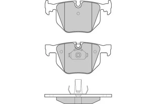 12-1102 E.T.F. Комплект тормозных колодок, дисковый тормоз (фото 1)