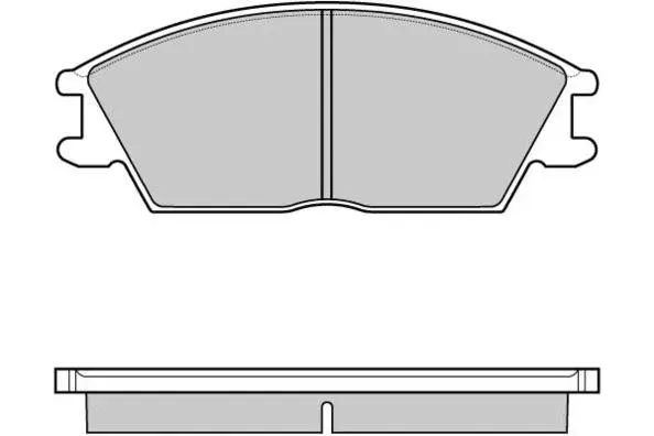 12-1124 E.T.F. Комплект тормозных колодок, дисковый тормоз (фото 1)