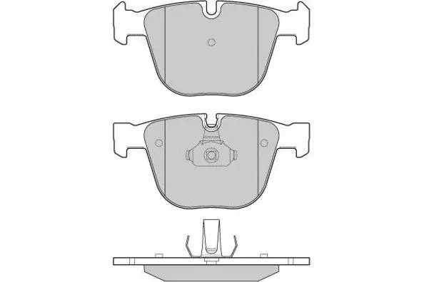 12-1129 E.T.F. Комплект тормозных колодок, дисковый тормоз (фото 1)