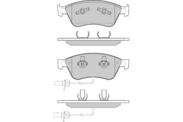 12-1137 E.T.F. Комплект тормозных колодок, дисковый тормоз (фото 1)