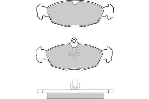 12-1156 E.T.F. Комплект тормозных колодок, дисковый тормоз (фото 1)