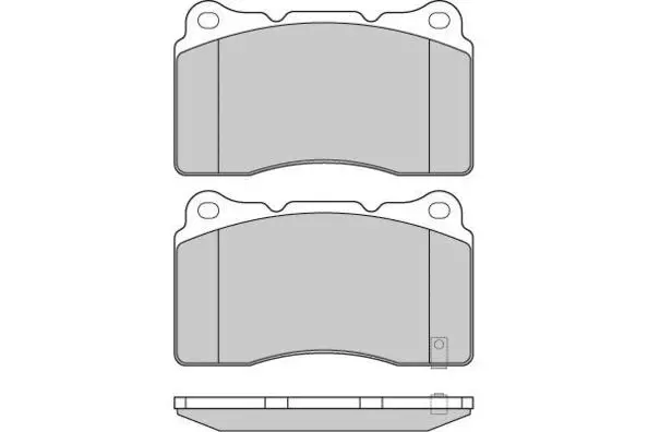 12-1157 E.T.F. Комплект тормозных колодок, дисковый тормоз (фото 1)