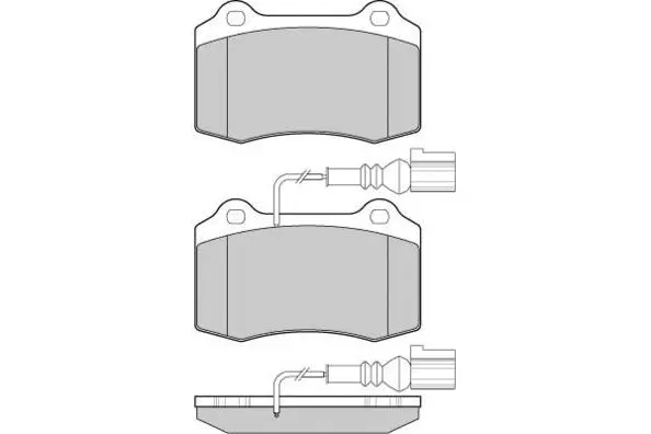 12-1161 E.T.F. Комплект тормозных колодок, дисковый тормоз (фото 1)