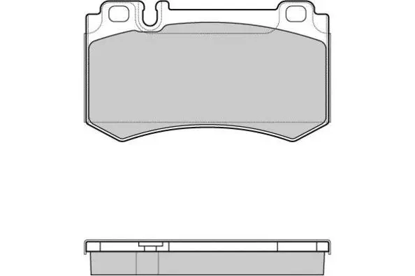 12-1164 E.T.F. Комплект тормозных колодок, дисковый тормоз (фото 1)