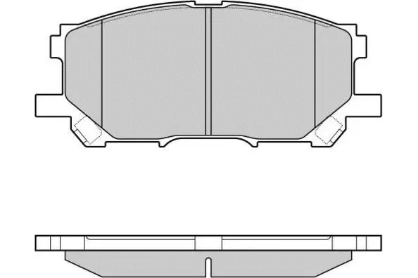 12-1168 E.T.F. Комплект тормозных колодок, дисковый тормоз (фото 1)