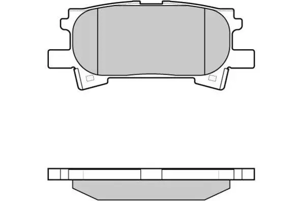 12-1169 E.T.F. Комплект тормозных колодок, дисковый тормоз (фото 1)
