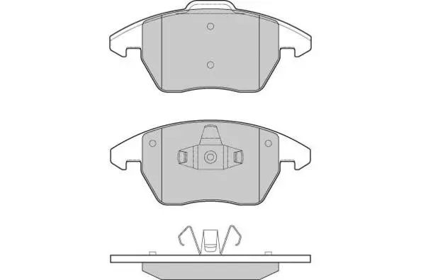12-1174 E.T.F. Комплект тормозных колодок, дисковый тормоз (фото 1)