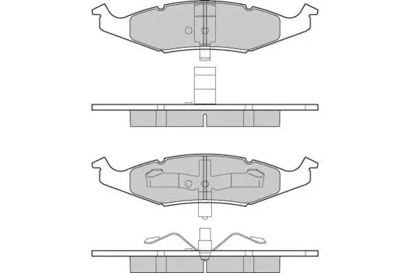 12-1215 E.T.F. Комплект тормозных колодок, дисковый тормоз (фото 1)