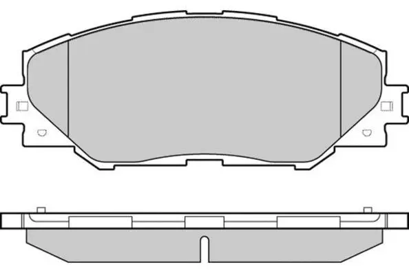 12-1250 E.T.F. Комплект тормозных колодок, дисковый тормоз (фото 1)