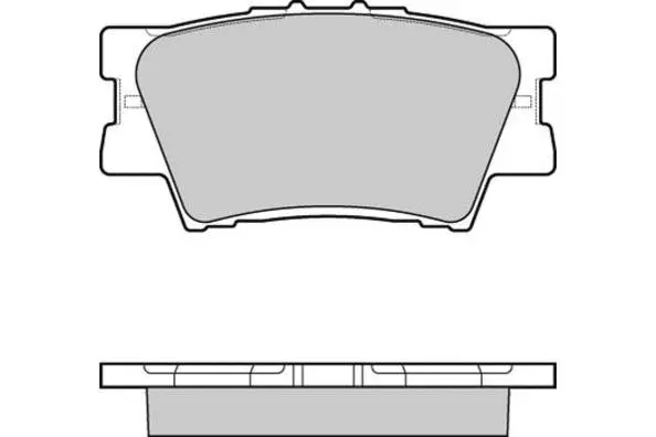 12-1252 E.T.F. Комплект тормозных колодок, дисковый тормоз (фото 1)