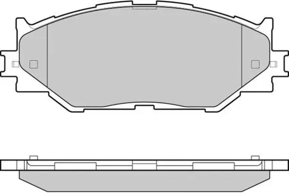 12-1254 E.T.F. Комплект тормозных колодок, дисковый тормоз (фото 1)