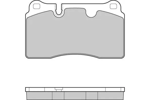 12-1289 E.T.F. Комплект тормозных колодок, дисковый тормоз (фото 1)