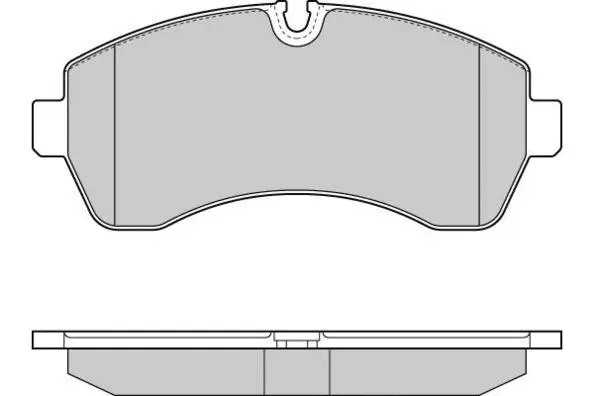 12-1290 E.T.F. Комплект тормозных колодок, дисковый тормоз (фото 1)