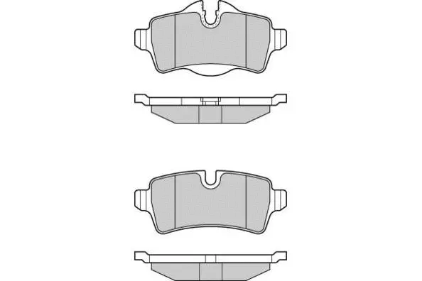 12-1305 E.T.F. Комплект тормозных колодок, дисковый тормоз (фото 1)