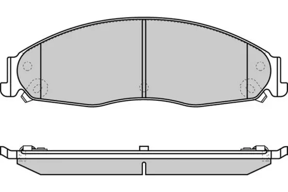 12-1344 E.T.F. Комплект тормозных колодок, дисковый тормоз (фото 1)