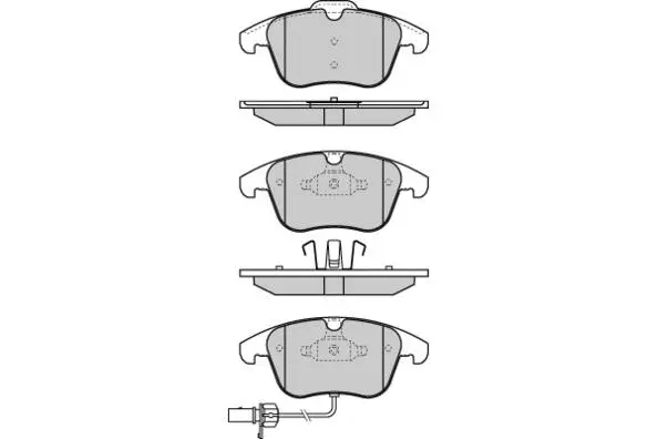 12-1348 E.T.F. Комплект тормозных колодок, дисковый тормоз (фото 1)