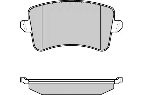 12-1349 E.T.F. Комплект тормозных колодок, дисковый тормоз (фото 1)