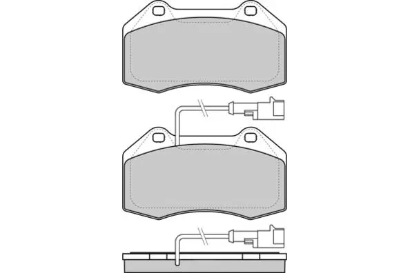 12-1354 E.T.F. Комплект тормозных колодок, дисковый тормоз (фото 1)