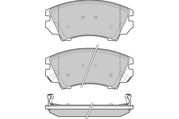 12-1377 E.T.F. Комплект тормозных колодок, дисковый тормоз (фото 1)