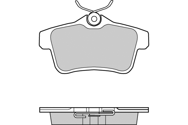 12-1387 E.T.F. Комплект тормозных колодок, дисковый тормоз (фото 1)