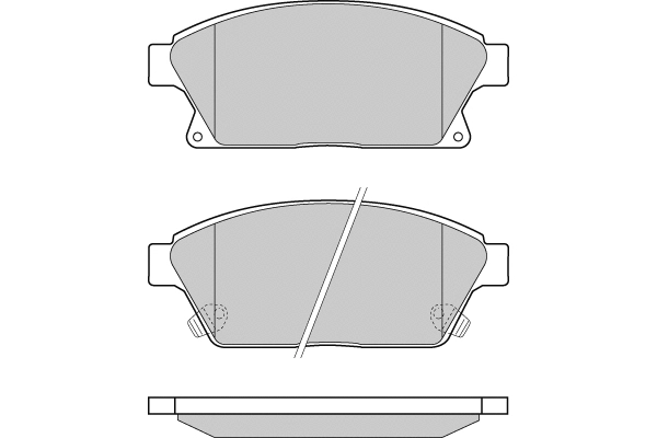 12-1405 E.T.F. Комплект тормозных колодок, дисковый тормоз (фото 1)