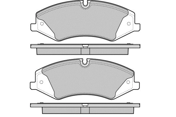 12-1415 E.T.F. Комплект тормозных колодок, дисковый тормоз (фото 1)