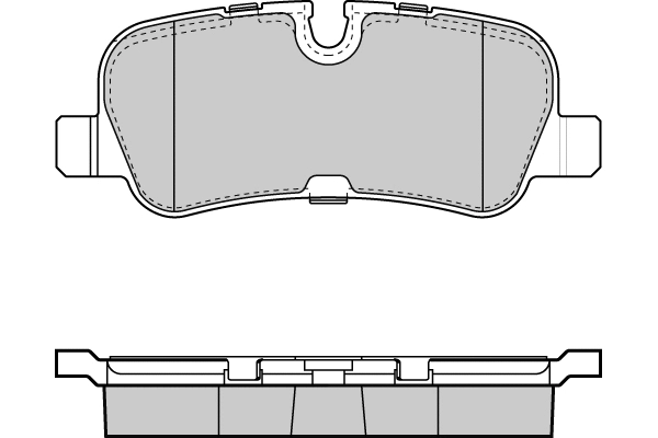 12-1417 E.T.F. Комплект тормозных колодок, дисковый тормоз (фото 1)