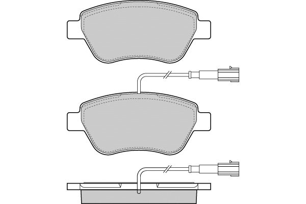 12-1425 E.T.F. Комплект тормозных колодок, дисковый тормоз (фото 1)