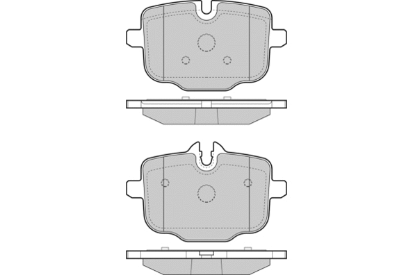 12-1450 E.T.F. Комплект тормозных колодок, дисковый тормоз (фото 1)