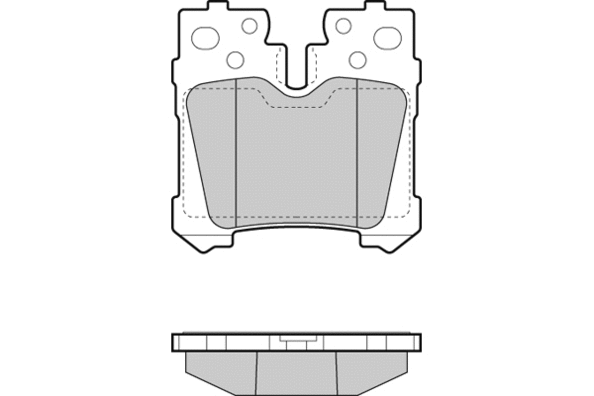 12-1463 E.T.F. Комплект тормозных колодок, дисковый тормоз (фото 1)