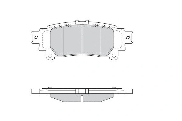 12-1534 E.T.F. Комплект тормозных колодок, дисковый тормоз (фото 1)