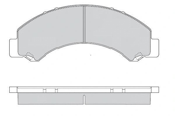 12-1580 E.T.F. Комплект тормозных колодок, дисковый тормоз (фото 1)