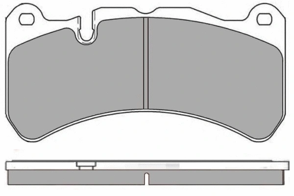 12-1639 E.T.F. Комплект тормозных колодок, дисковый тормоз (фото 1)