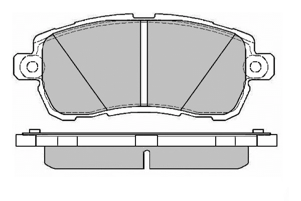 12-1711 E.T.F. Комплект тормозных колодок, дисковый тормоз (фото 1)