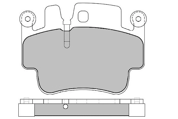 12-1730 E.T.F. Комплект тормозных колодок, дисковый тормоз (фото 1)