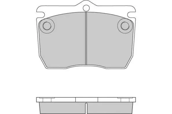 12-5257 E.T.F. Комплект тормозных колодок, дисковый тормоз (фото 1)