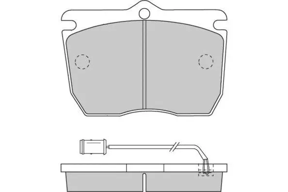 12-5265 E.T.F. Комплект тормозных колодок, дисковый тормоз (фото 1)
