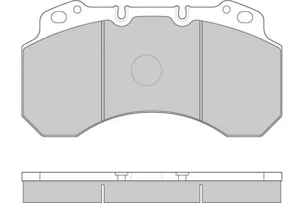 12-5299 E.T.F. Комплект тормозных колодок, дисковый тормоз (фото 1)