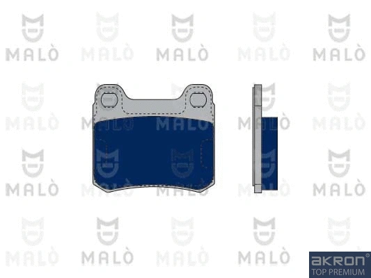 1050304 MALO Комплект тормозных колодок, дисковый тормоз (фото 1)