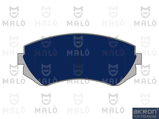 1050500 AKRON-MALÒ Комплект тормозных колодок, дисковый тормоз (фото 1)
