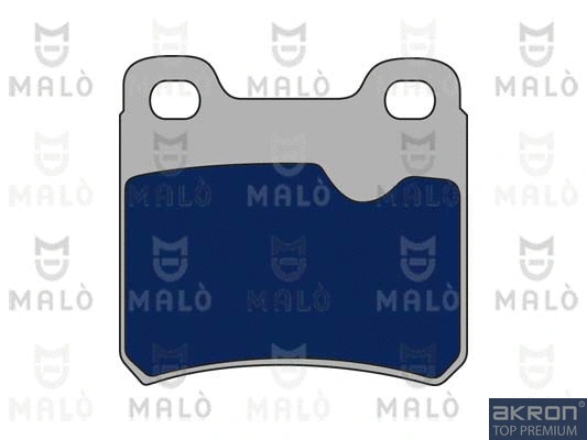 1050637 MALO Комплект тормозных колодок, дисковый тормоз (фото 1)