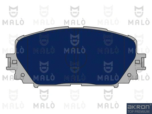 1051012 MALO Комплект тормозных колодок, дисковый тормоз (фото 1)