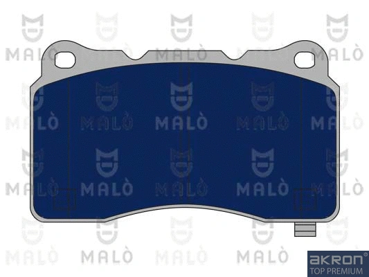 1051103 MALO Комплект тормозных колодок, дисковый тормоз (фото 1)