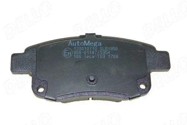 120010710 AUTOMEGA Комплект тормозных колодок, дисковый тормоз (фото 3)