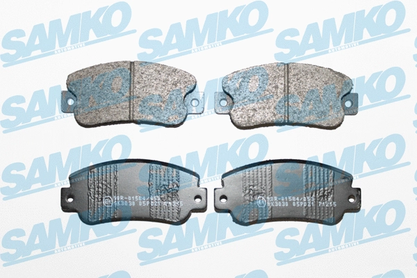 5SP021 SAMKO Комплект тормозных колодок, дисковый тормоз (фото 1)