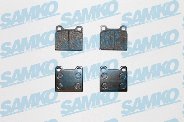 5SP024 SAMKO Комплект тормозных колодок, дисковый тормоз (фото 1)