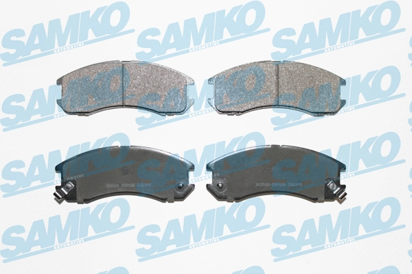 5SP036 SAMKO Комплект тормозных колодок, дисковый тормоз (фото 1)