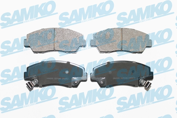 5SP040 SAMKO Комплект тормозных колодок, дисковый тормоз (фото 1)