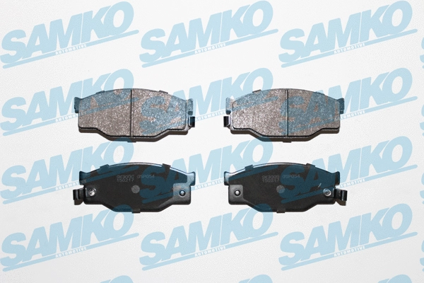 5SP054 SAMKO Комплект тормозных колодок, дисковый тормоз (фото 1)